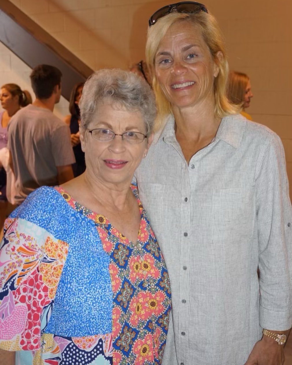 Kim Mulkey With Her Mother Dru