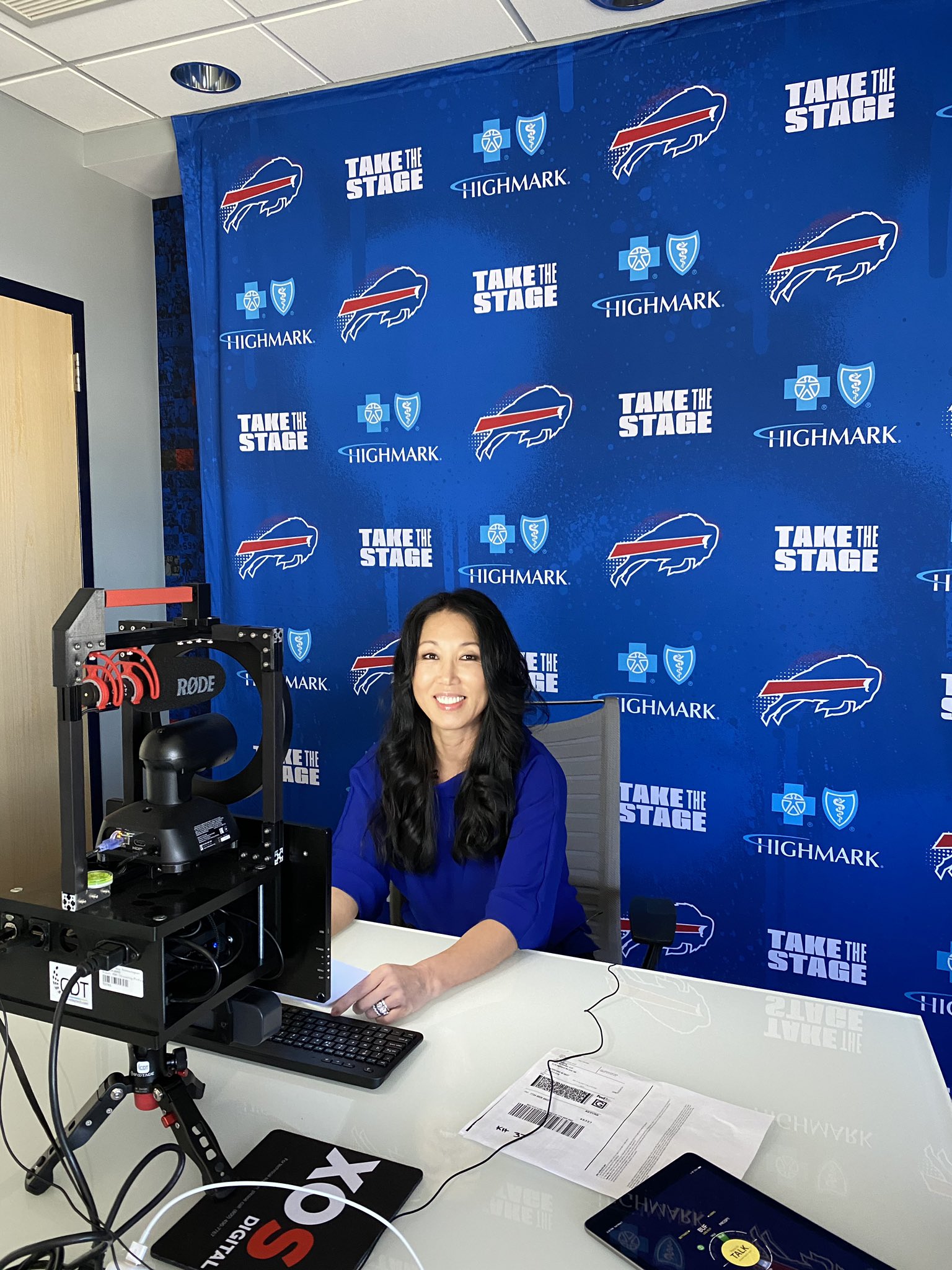 Kim Pegula At A Press Conference 