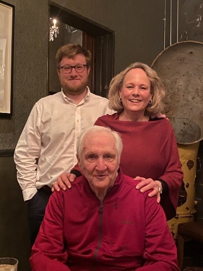 Late Gil Brandt With His Wife Sara And Son Hunter
