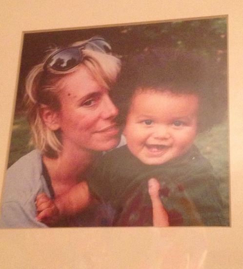 Little Jaden And Mother Kim 