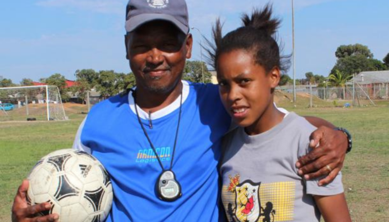 Miche With Her Father David