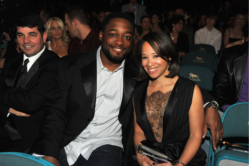 Mike Tomlin With His Wife 