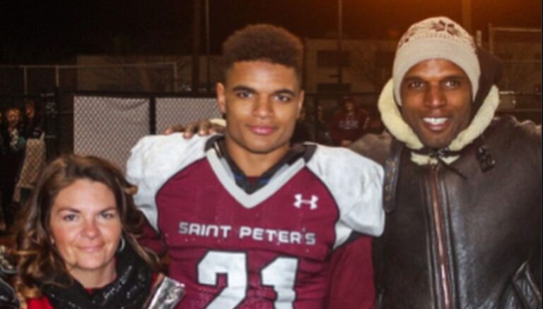 Minkah Fitzpatrick With His Father And Mother