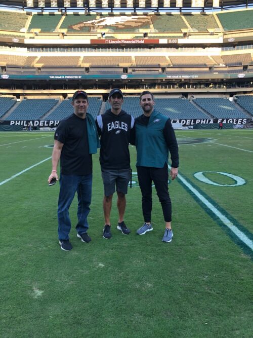 Nick Sirianni With His Brothers