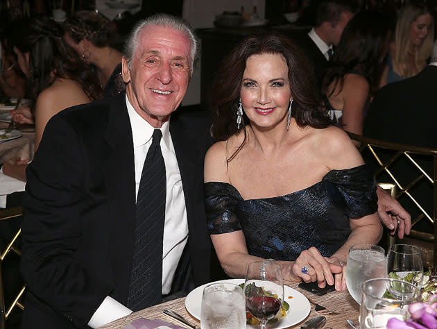 Pat Riley With His Wife At An Event