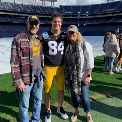 Sam LaPorta With His Parents Staci & Joseph LaPorta