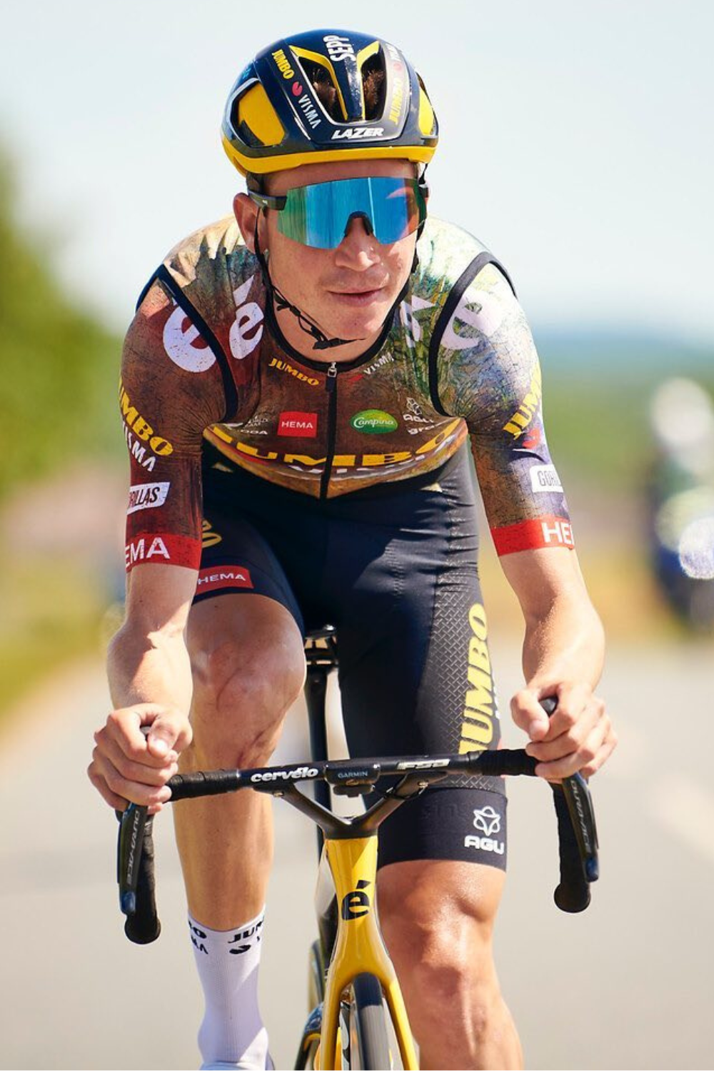 Sepp Kuss Riding On The Tour de France