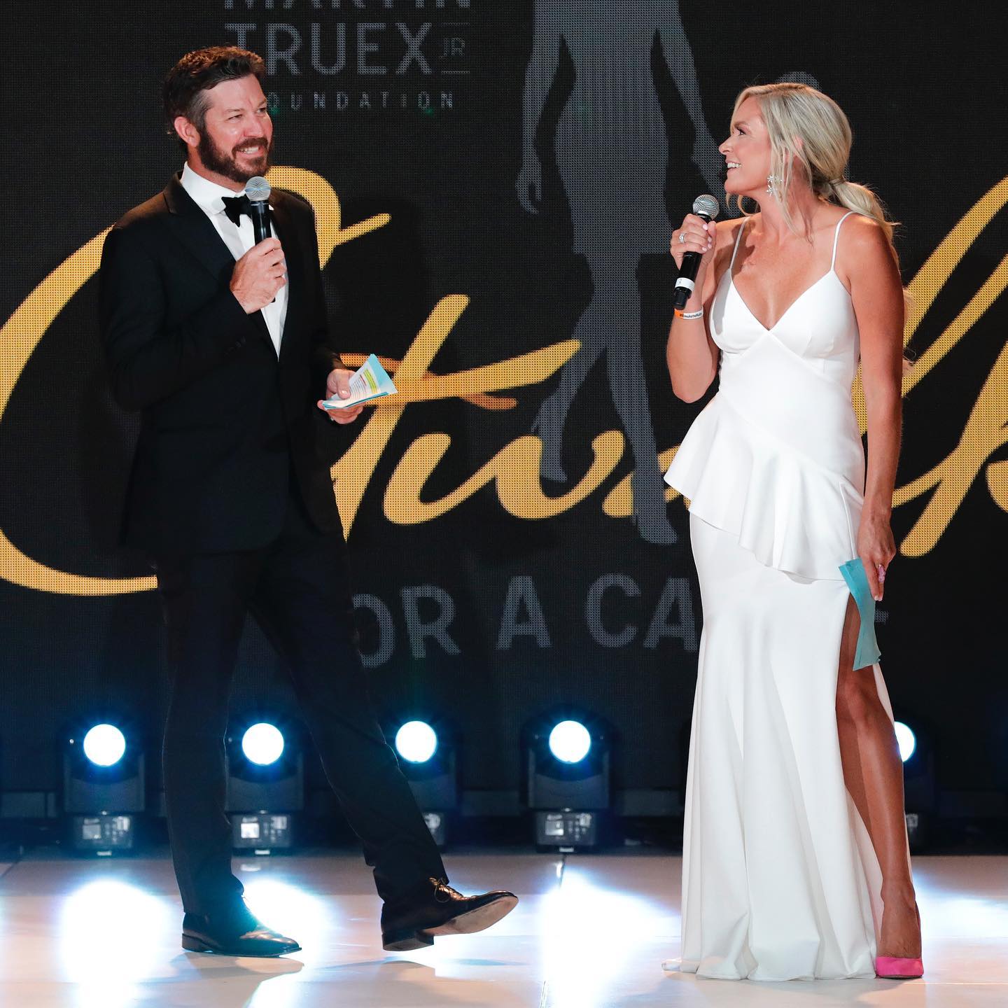 Sherry Pollex At The Catwalk For A Cause Event With Ex-Boyfriend Martin Truex Jr.