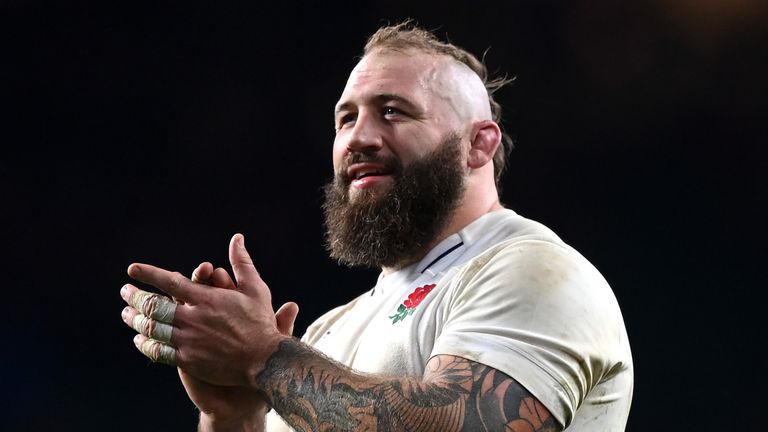 Joe Marler Clapping After The Victory 