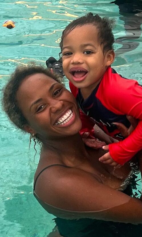 Taylor Townsend With Her Son Ayden