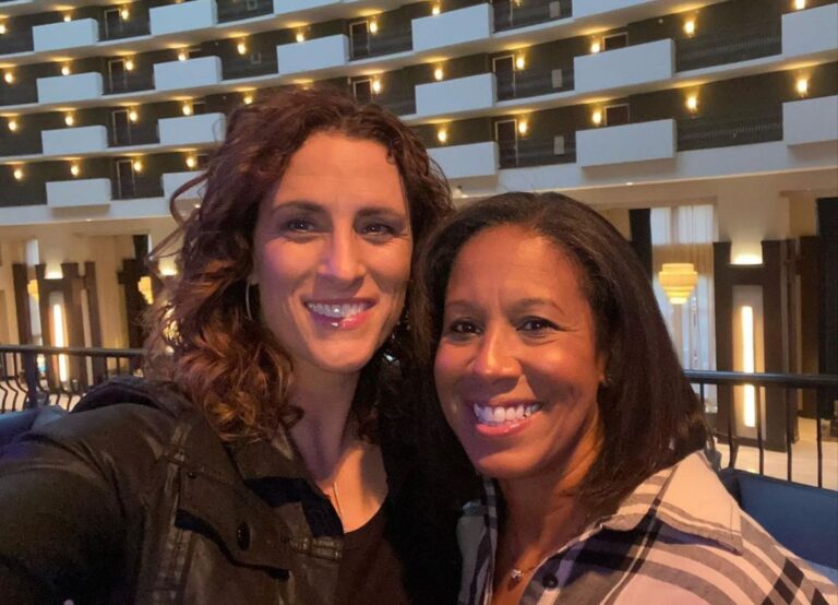 Stephanie White With Her Partner Lisa Salters