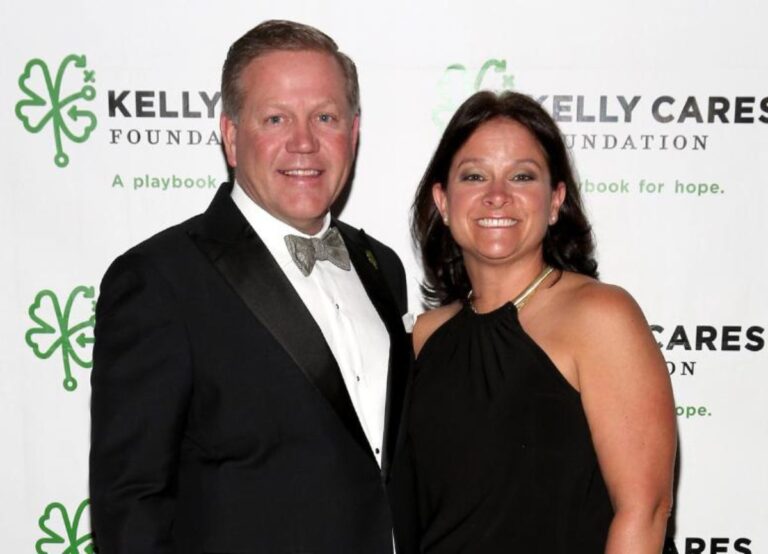Brian Kelly With His Wife Paqui
