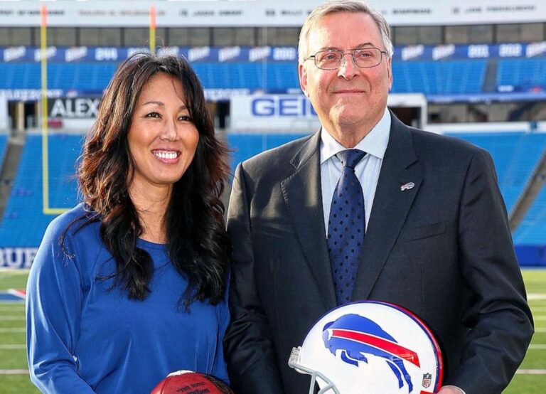 Kim Pegula With Her Husband Terry