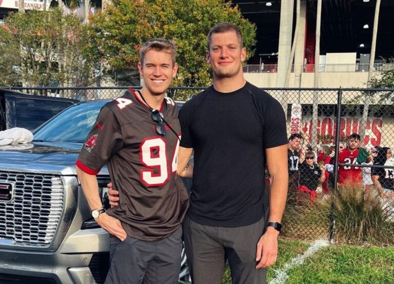 Carl Nassib With His Boyfriend Soren
