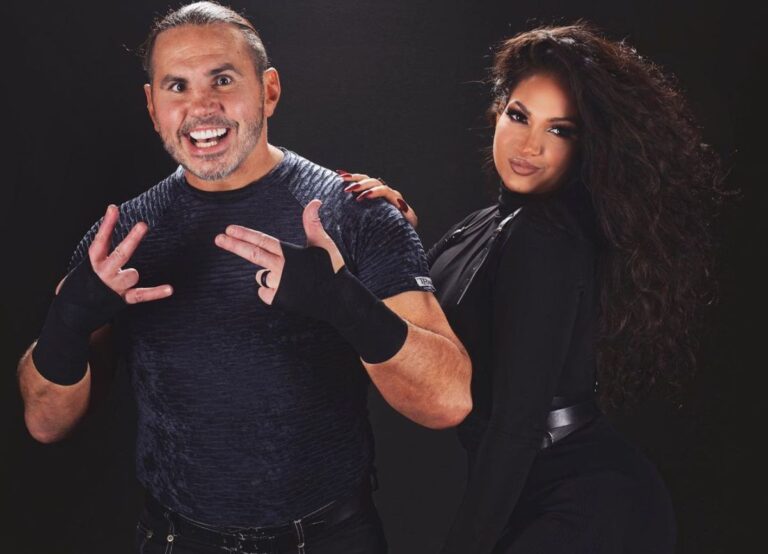 Matt Hardy With His Wife