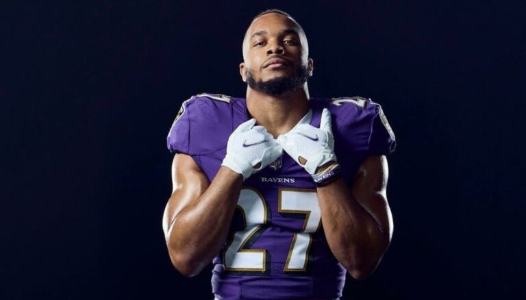 American Football Running Back JK Dobbins