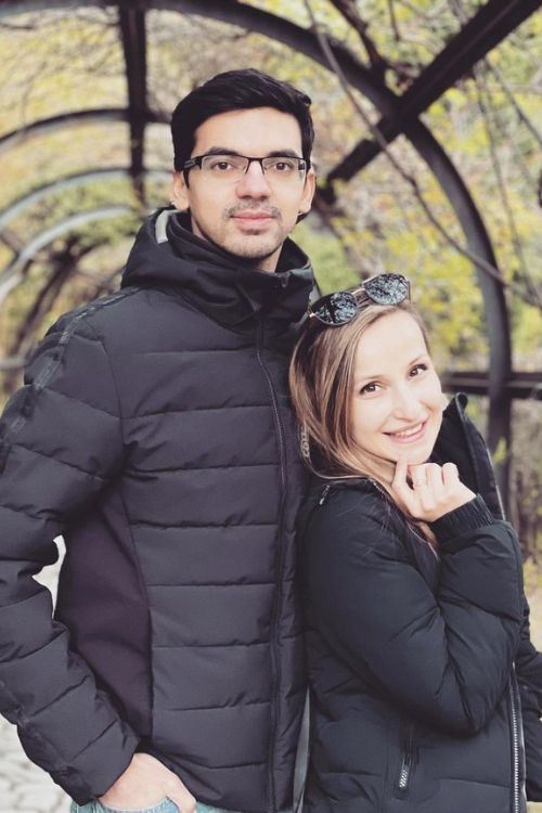 Sopiko Guramishvili (WGM IM Georgia 🇬🇪) marriage with Anish Giri (IGM  Netherlands 🇳🇱) in 2015.07.18.