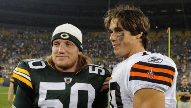AJ Hawk And Brady Quinn