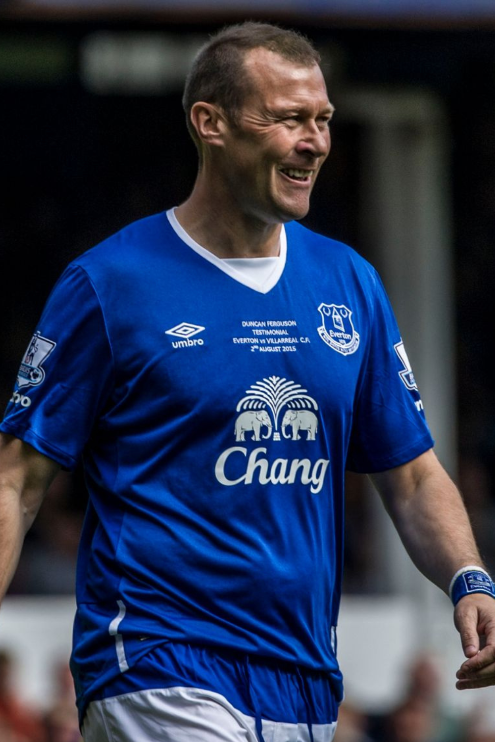 Former Soccer Player Duncan Ferguson In His Testimonial Match