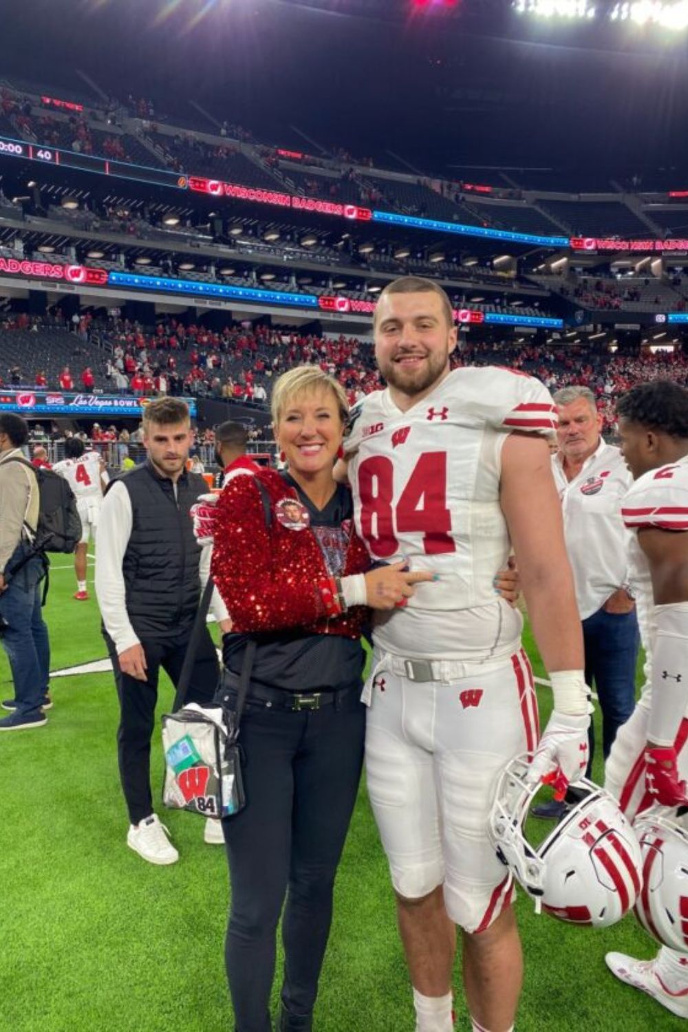 Jake Ferguson With His Mother