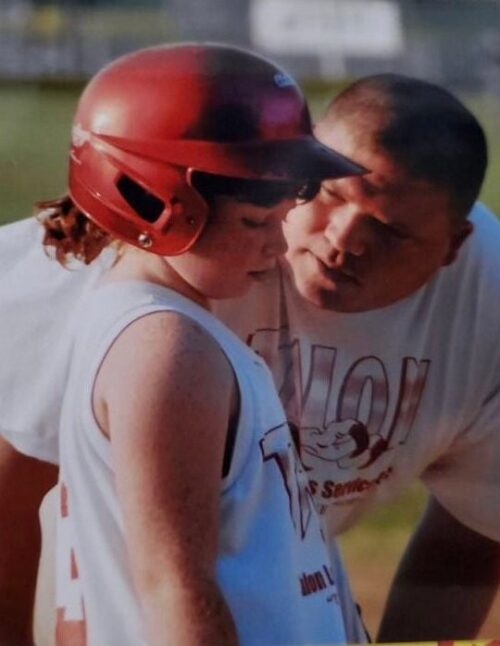 Young Katelyn Pavey With Her Dad Eric