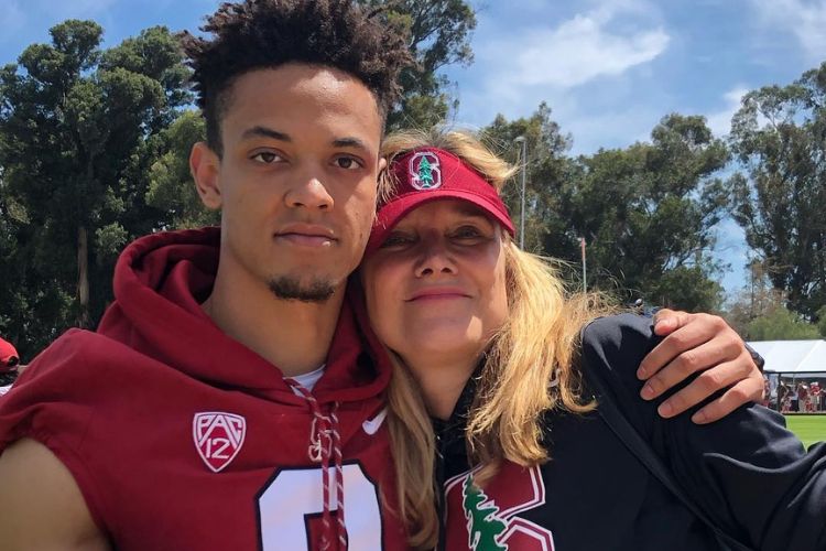 Osiris St Brown Pictured With His Mom, Miriam, During His Stanford Days 