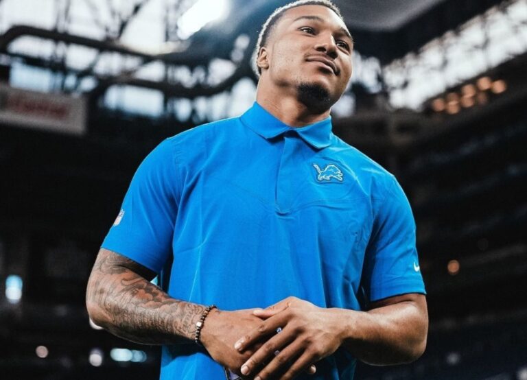 Brian Branch Pictured For The First Time At The Ford Field Earlier This Year At May
