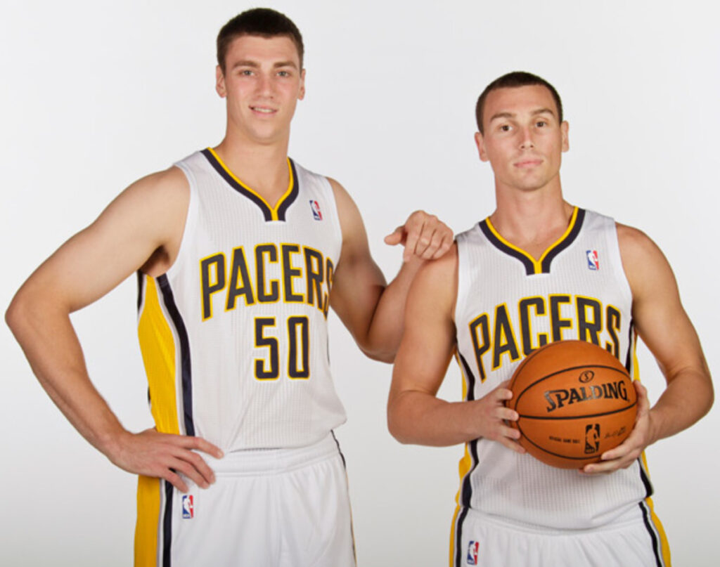 Tyler Hansbrough With His Brother Ben
