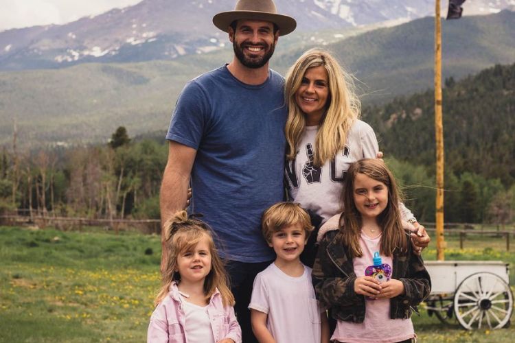 Christian And Samantha Ponder Pictured With Their Three Kids In 2021 During Their Trip To Estes Park, Colorado 