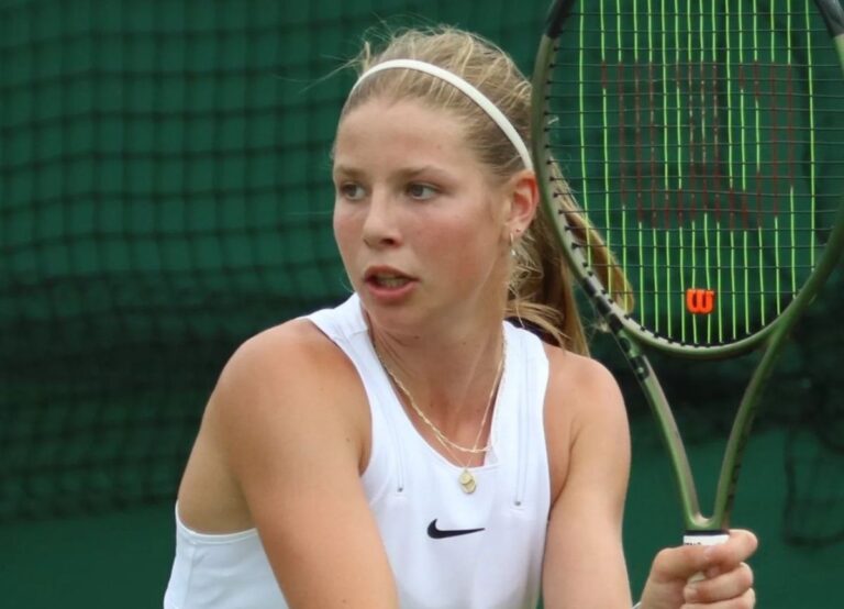 Hannah Klugman Pictured During The Wimbledon Tournament Earlier This Year