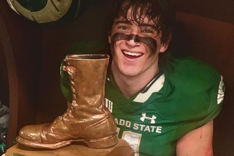 Henry Blackburn Pictured During His Freshman Year With The Colorado State In 2020