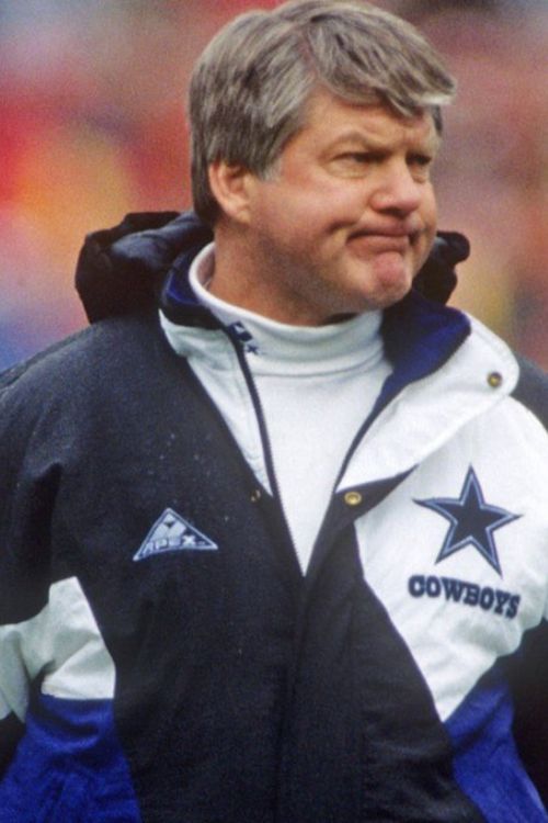 Jimmy Johnson Pictured During His Time As The Head Coach Of Dallas Cowboys 