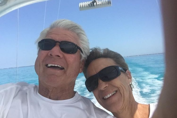 Jimmy Johnson Pictured With His Wife, Rhonda Rookmaaker Have Fun During Their Fishing Trip In 2017