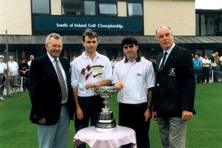 A Young McGinley (Second From Right) Pictured At The 1991 The South Of Ireland Final 