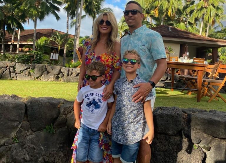 Ryan Walters Pictured With His Wife Tara Walters, And Their Two Sons, Aaron And Cason