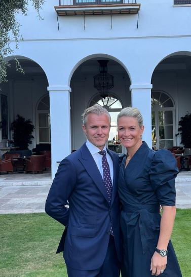 Suzann Pettersen With Her Husband 