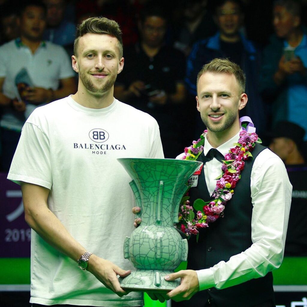 Judd Trump With His Brothers Jack 