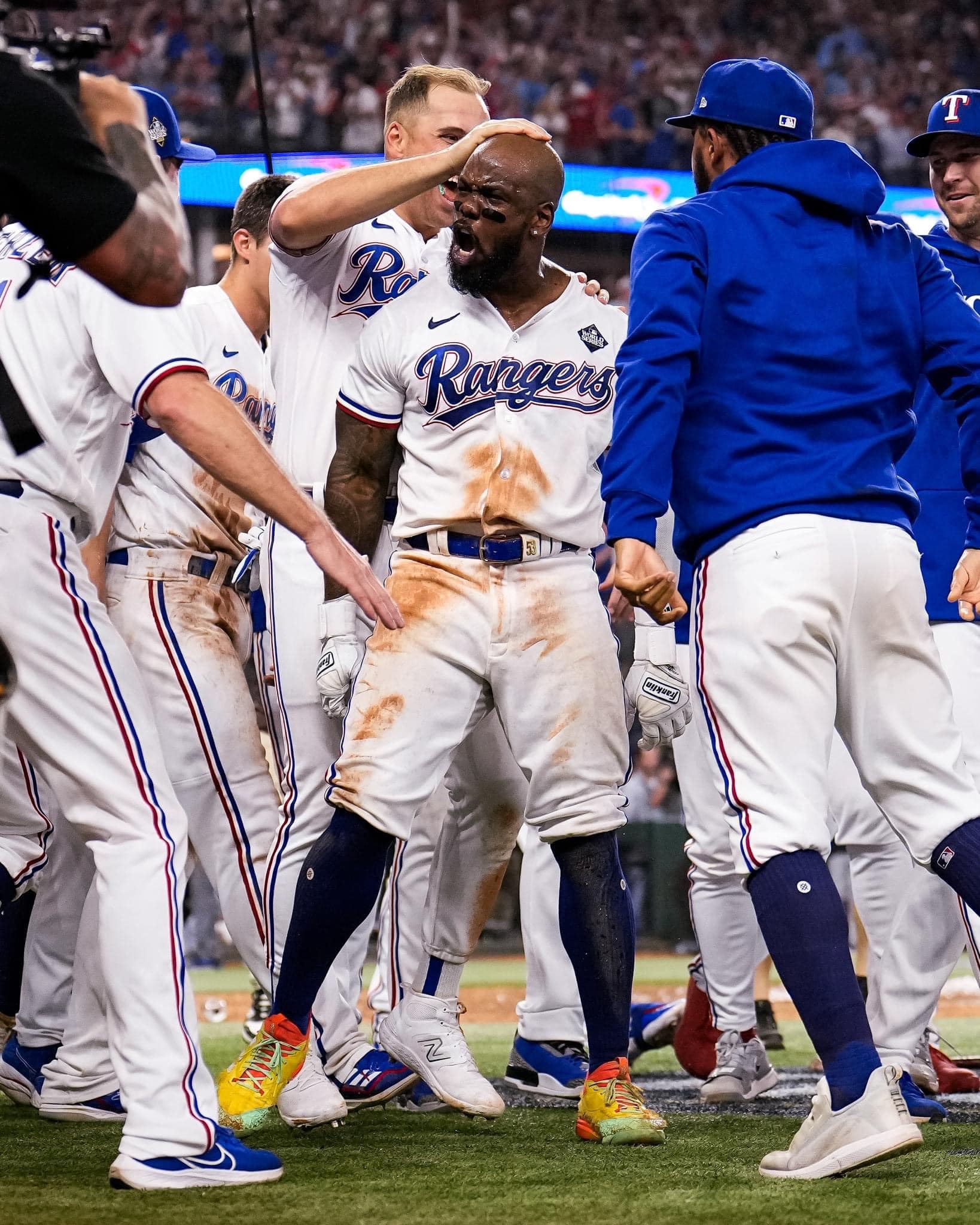 Adolis Garcia’s Walkoff Home Run Won Rangers The First Game Of The WorldSeries Against Arizona
