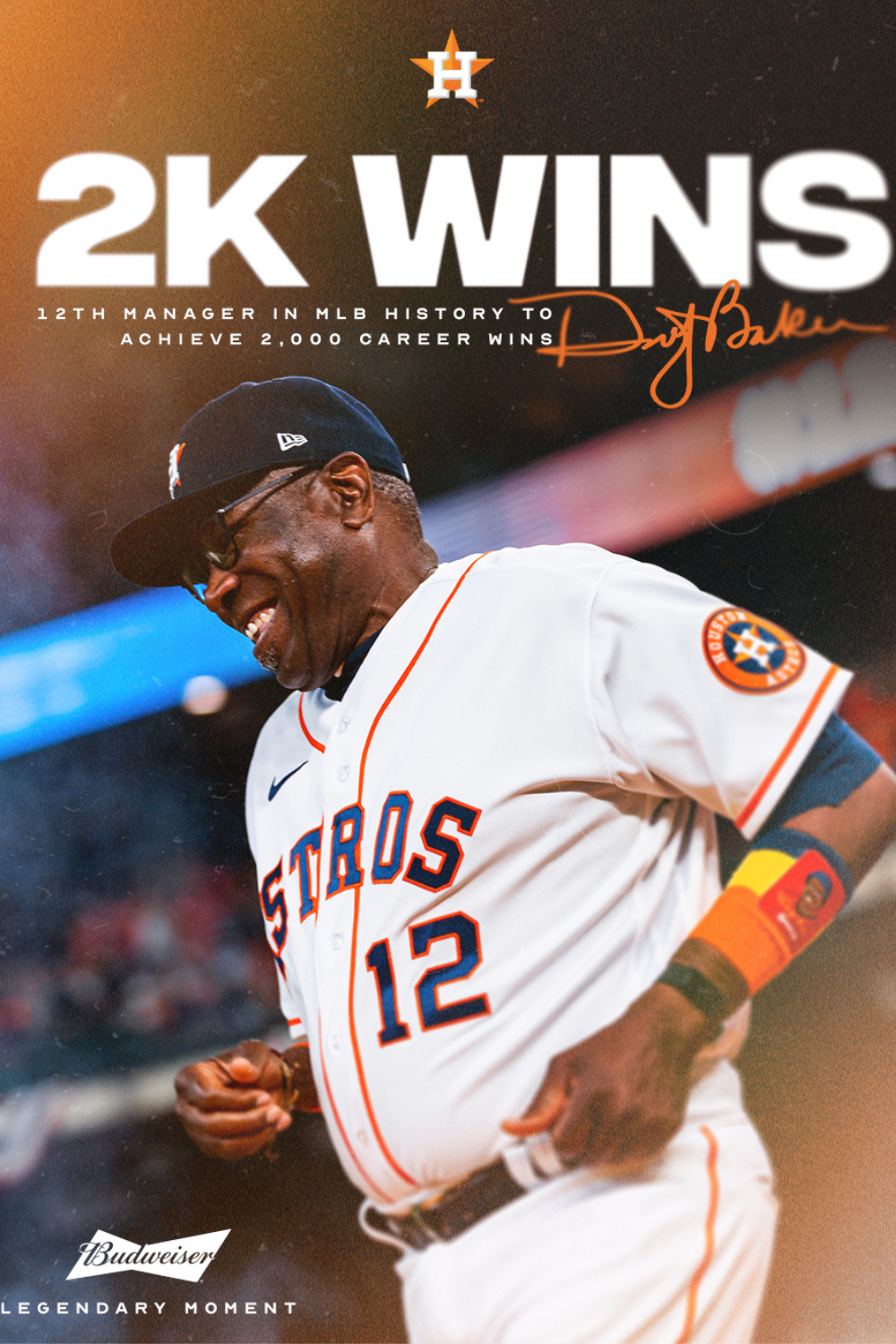 Baker Is The First African-American Manager To Reach 2000 Career Wins