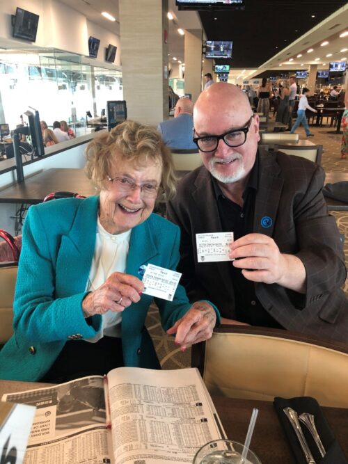 Bill Plaschke And His Mother Mary