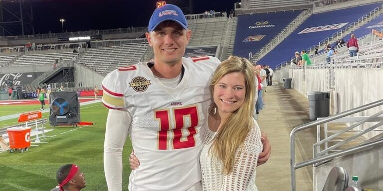Brandon Aubrey Wife Jenn Aubrey Is A Pilot: Relationship Timeline ...