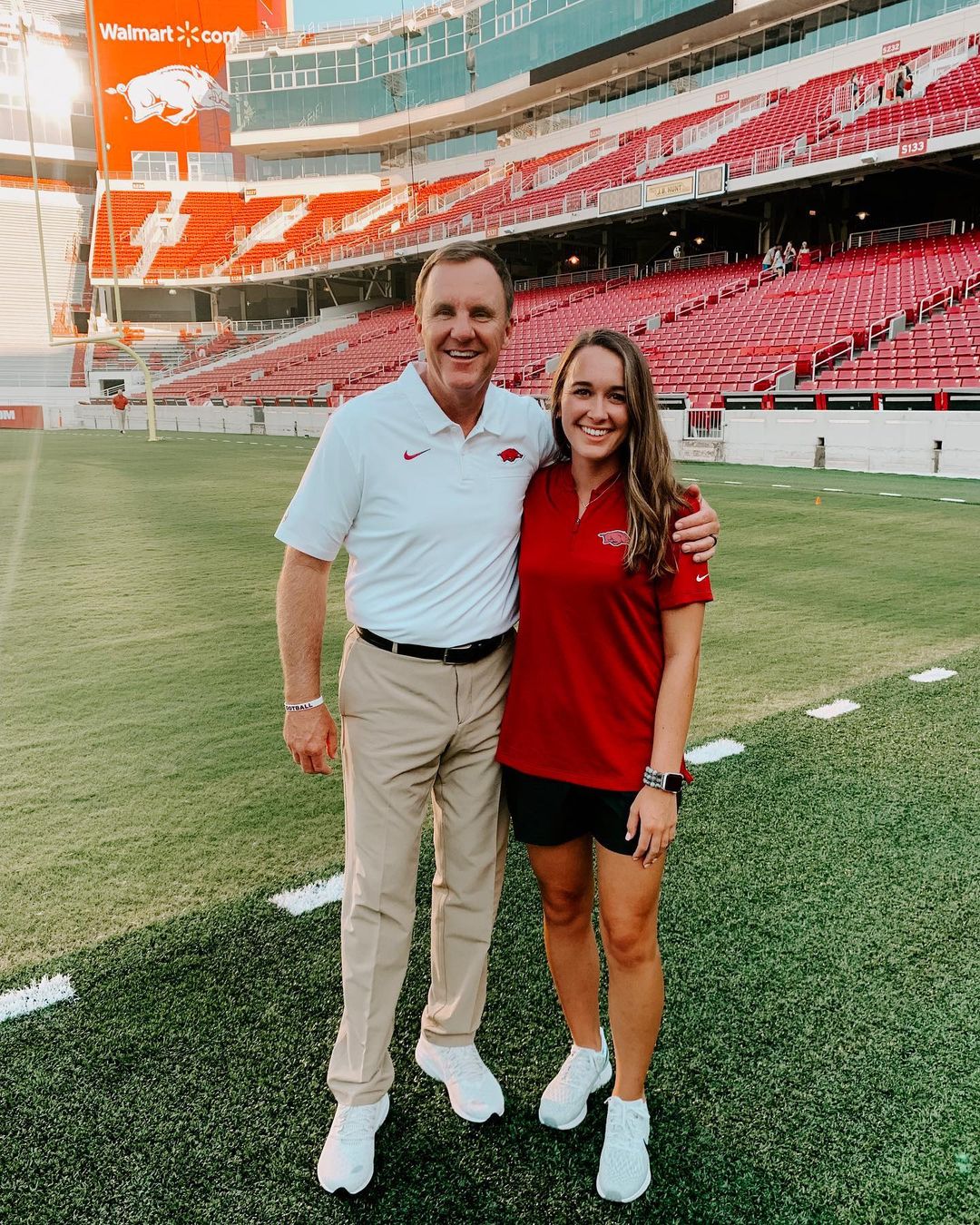 Chad Morris With His Daughter Mackenzie
