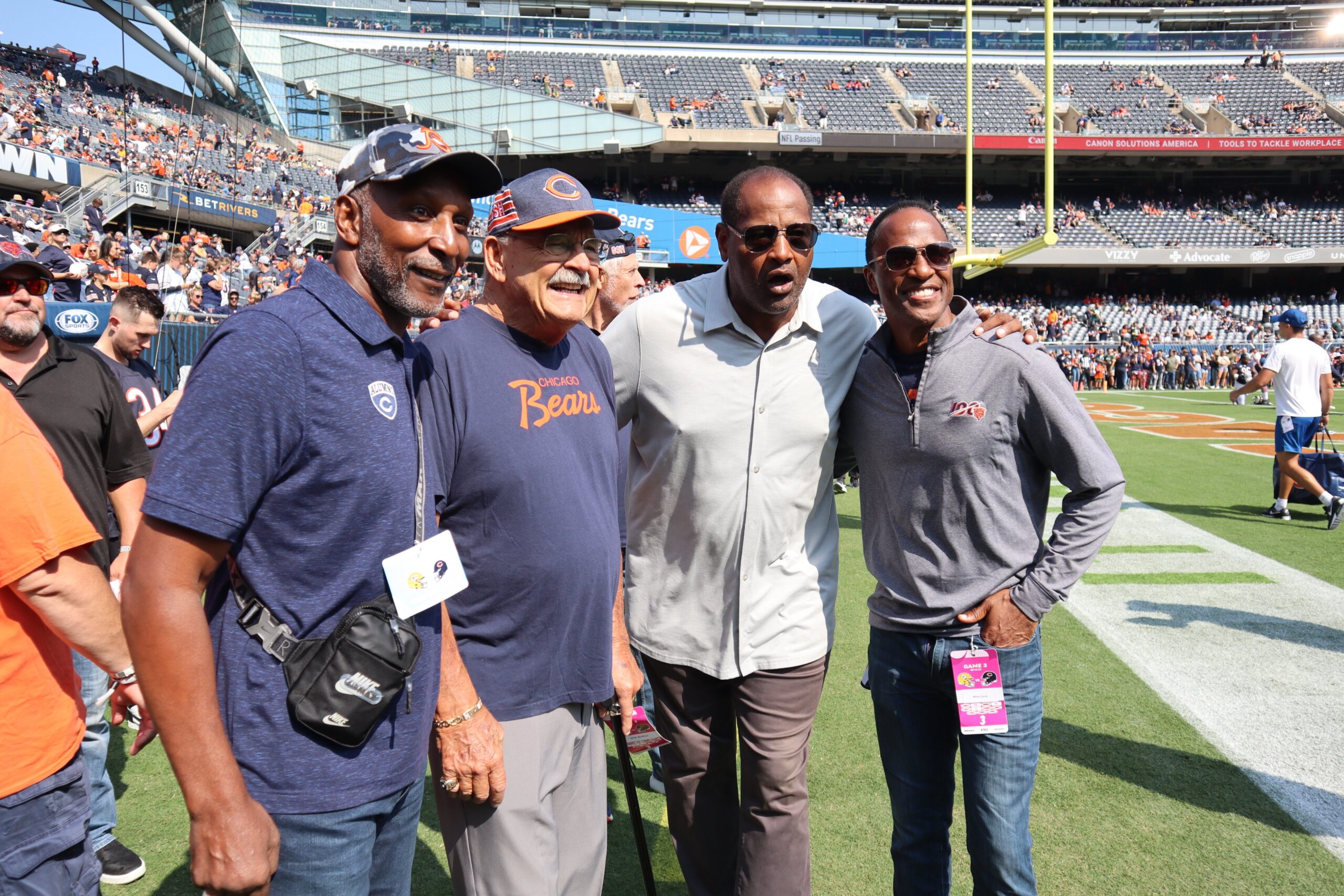 Dick Butkus with Chicago Super Bowl Champions