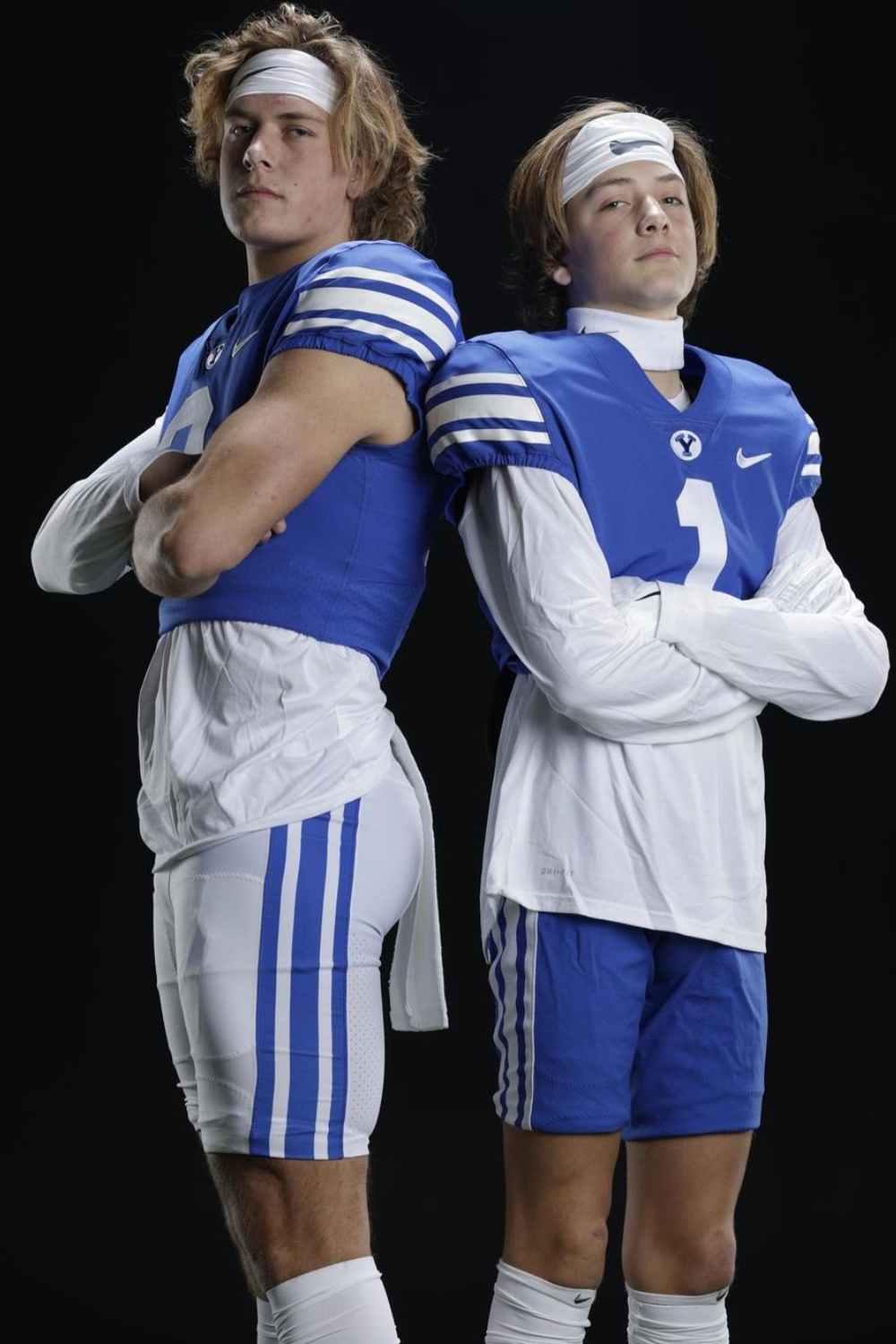 Diesel And Jaxson At LaVell Edwards Stadium