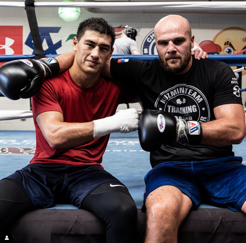 Dimitry Bivol with Kuzmin Sergey