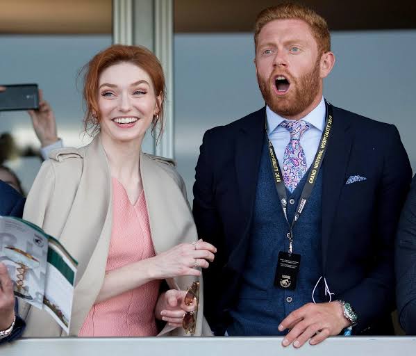 Eleanor Tomlinson Pictured With Jonny Bairstow In 2018