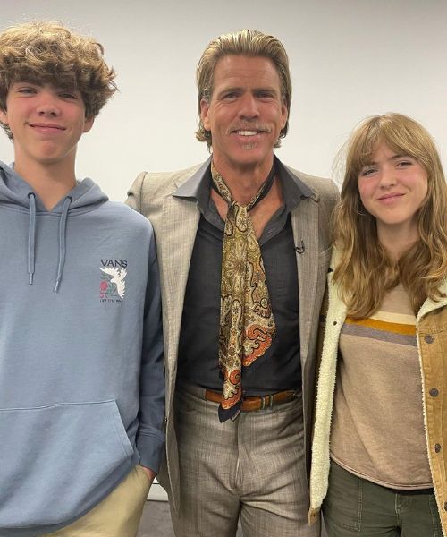 Former Competitive Swimmer Gary With His Kids- Daughter Gigi And Son Charles