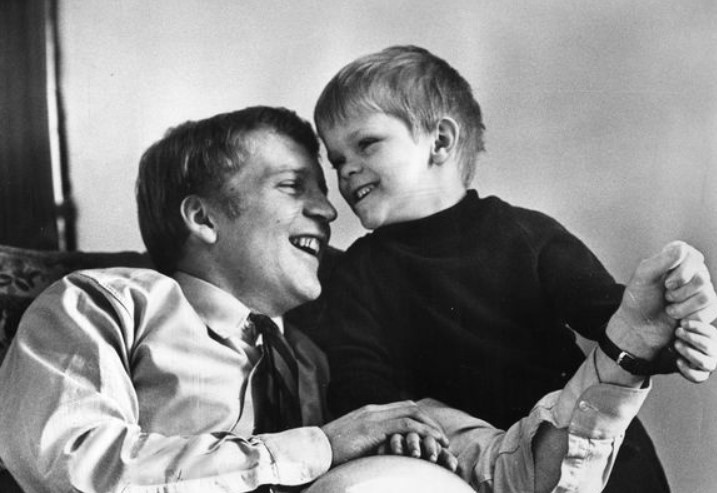 Francis Lee With His Son Gary