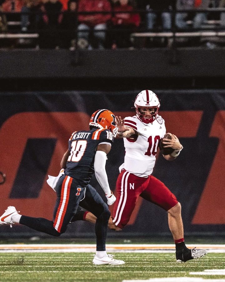 Heinrich In Action For The Cornhuskers