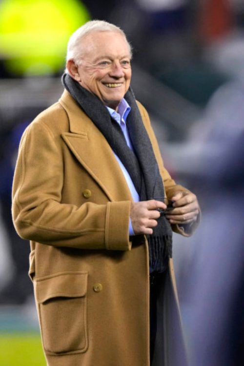 Jerry Jones Looking Very Impressed With The Results Of His Team